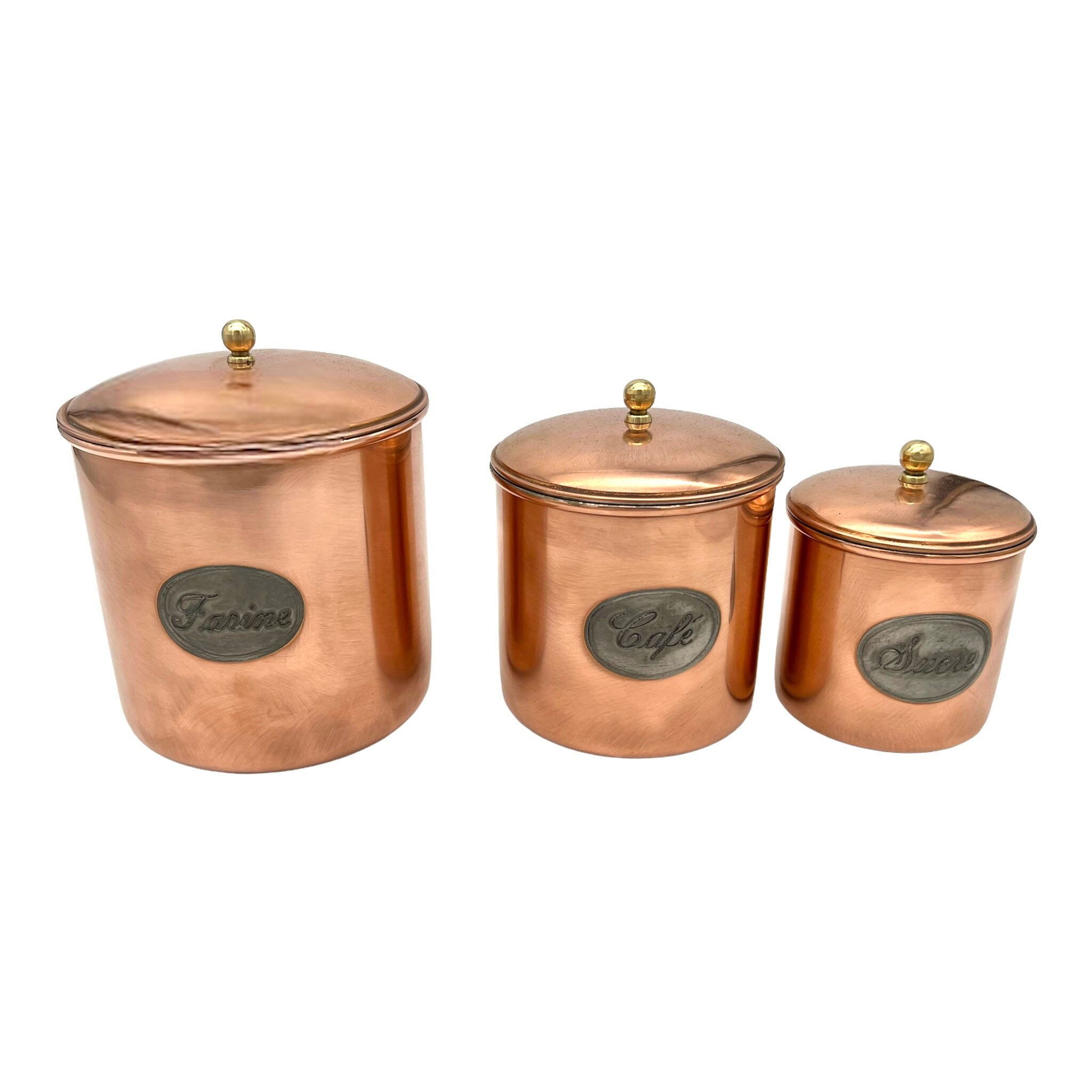 copper coffee container