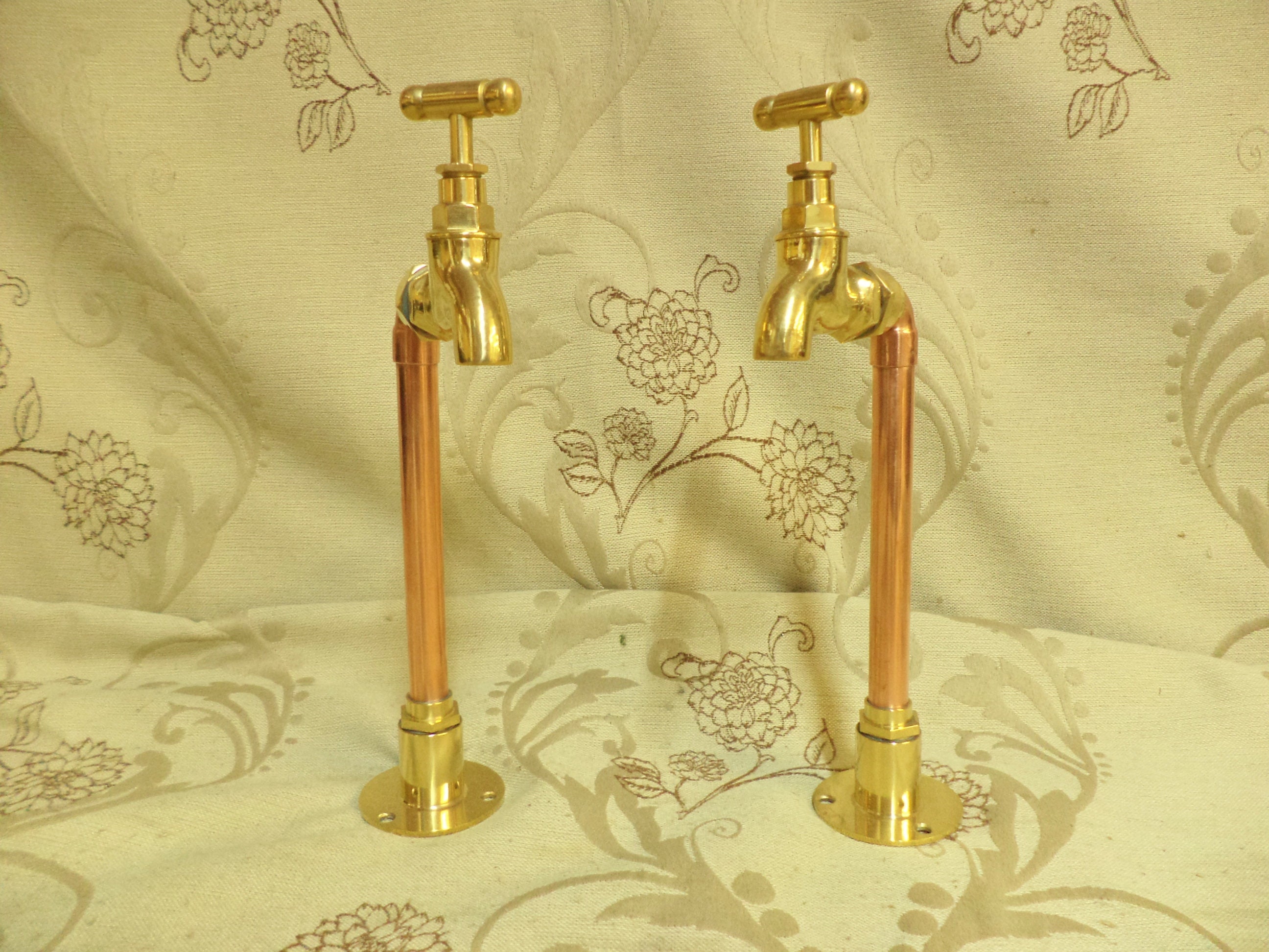 Vintage style brass taps Copper taps Brass BIB taps Belfast Etsy