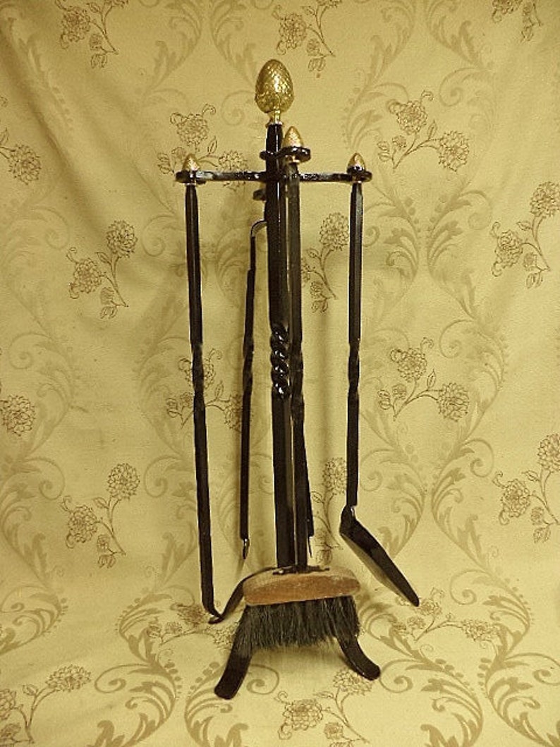 Companion Set Fireside Tool Set Fireside Poker Fireside Etsy
