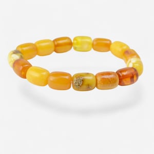 Barnsteen armband, Baltische barnsteen helende armband, stijlvolle accessoire voor dagelijks gebruik, perfect cadeau