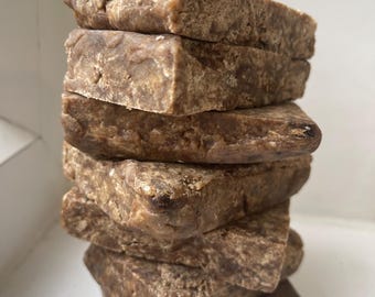 Raw African Black Soap