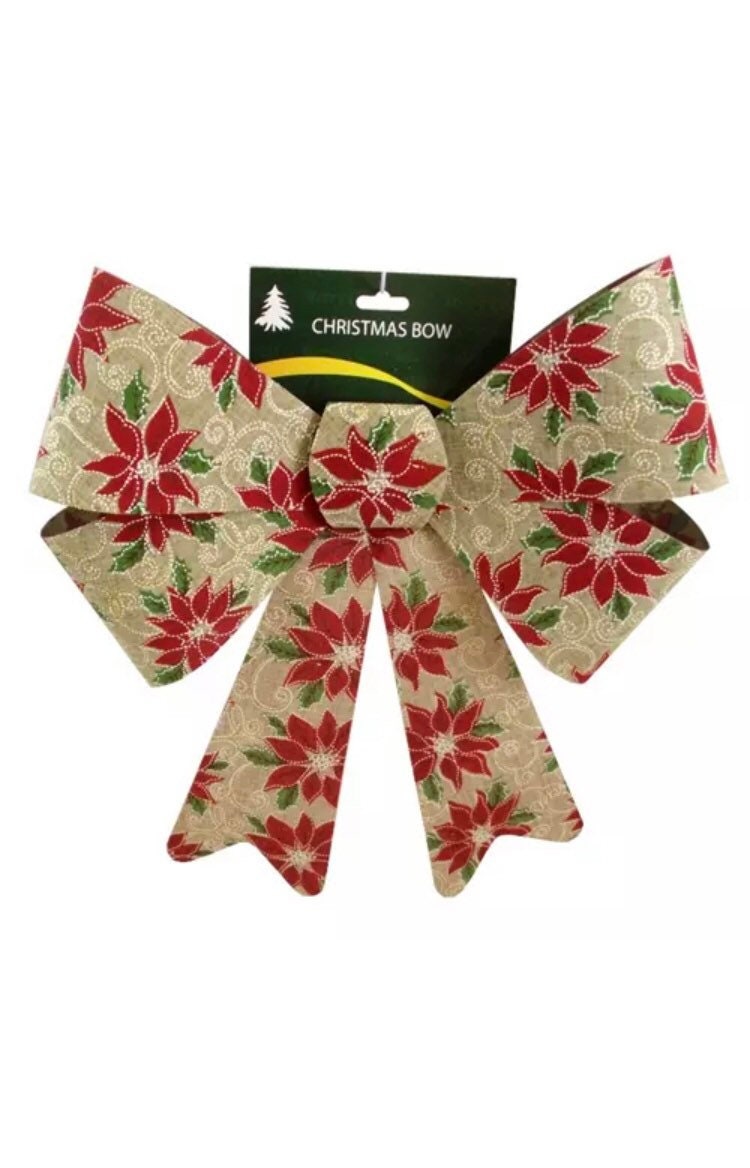 Christmas Door Bow Large Luxury Xmas Decorations 46 x 40cm Etsy 日本