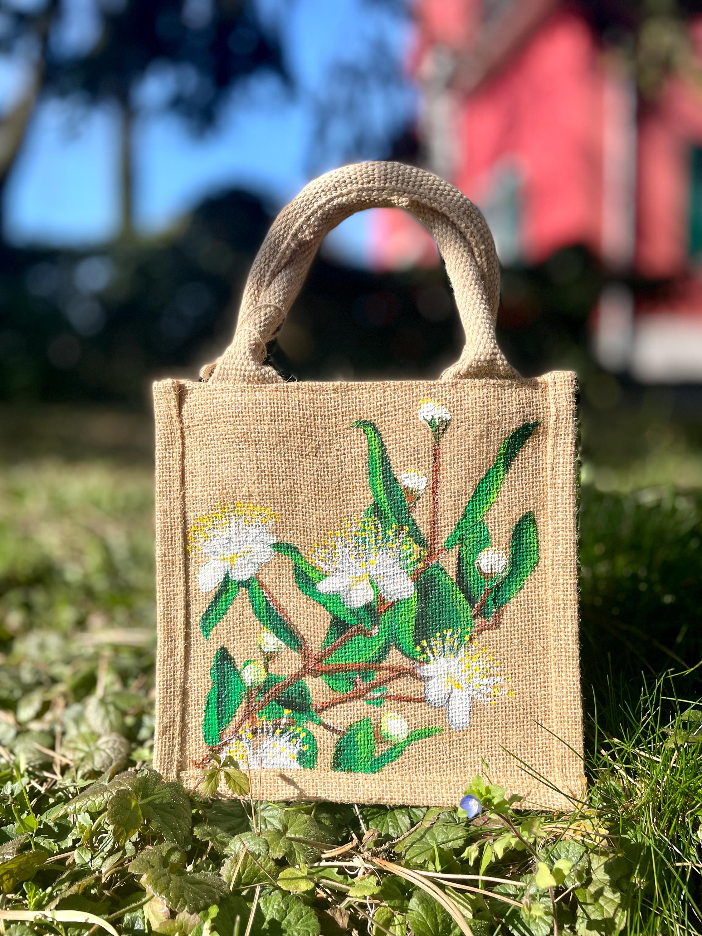 Flower Pintar Bolsas De Plastico Pintar Bolsas Telas Para Bolsas