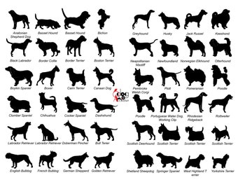 Download Dog Silhouettes Svg Etsy PSD Mockup Templates
