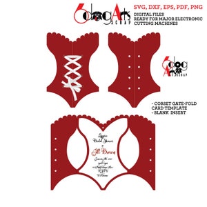 Corset Lingerie Silhouette SVG Cutting Files bow bachelorett -740s