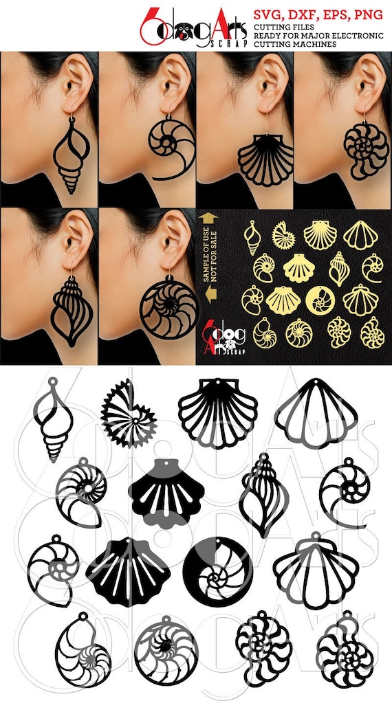 16 Metal Wood Acrylic Leather Sea Shell Earring / Pendant image pic