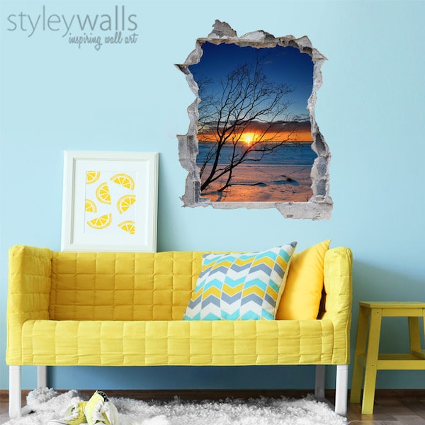 3d Wall Decals Etsy