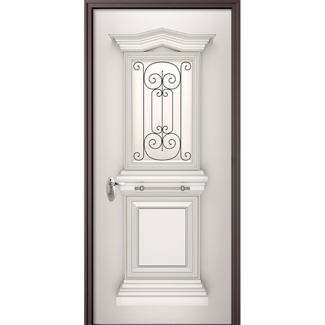 Greek Style Door Wallpaper Greek Style Entrance Door Sticker Etsy