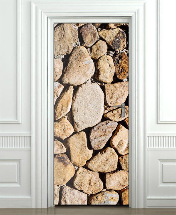Rocks Stones Wall Decal, Rocks Door Sticker, Rocks Wall Sticker, Stones ...