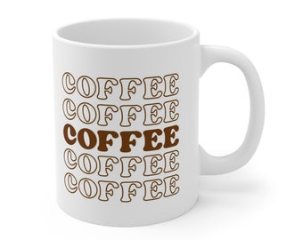Taza para amantes del café, taza de café de regalo, taza inspiradora, taza con citas sobre café, taza para café o té, taza de café de cerámica de 11 oz, taza para beber café