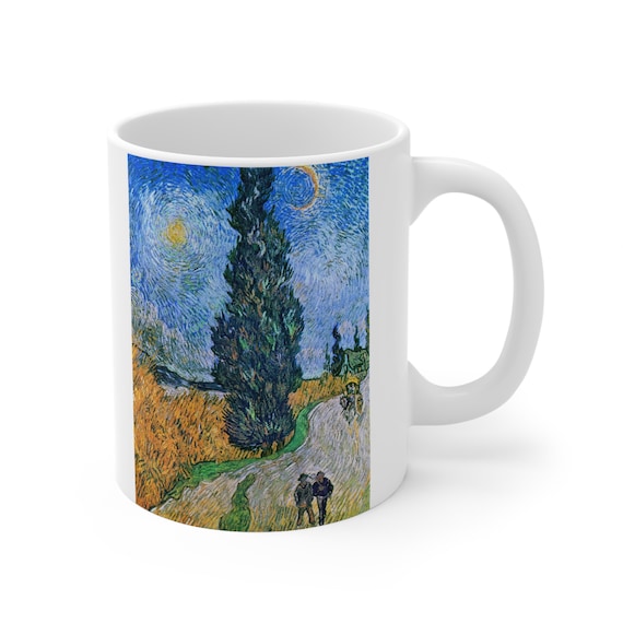 arte, serie Van Gogh pittura a olio (notte stellata