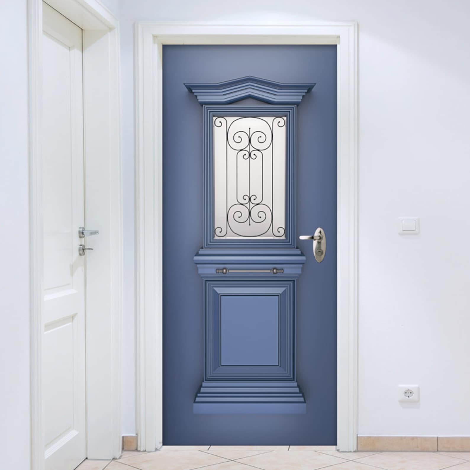 Entrance Door Wallpaper Entrance Door Sticker Greek Roman Etsy