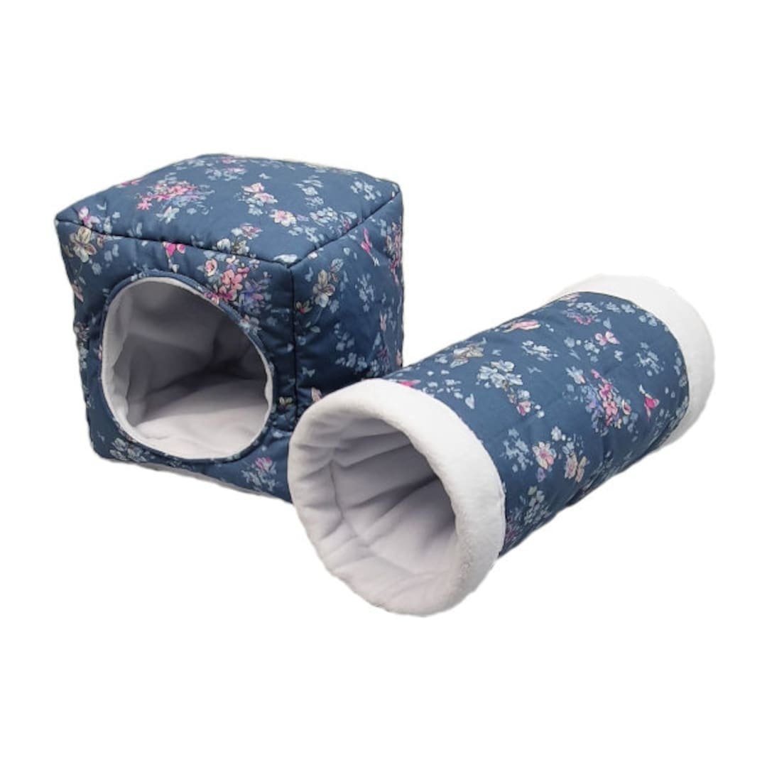 Snuggle Cave Snuggle Tunnel Snuggle Roll Blue for Guinea Etsy