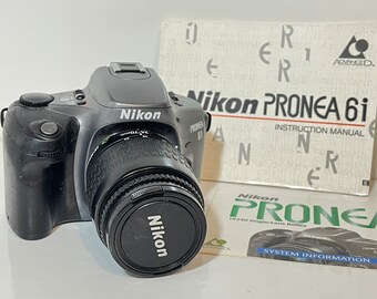Nikon Pronea 6i APS Film Camera With Nikon 24-70mm IX-Nikkor Lens, and Instructions