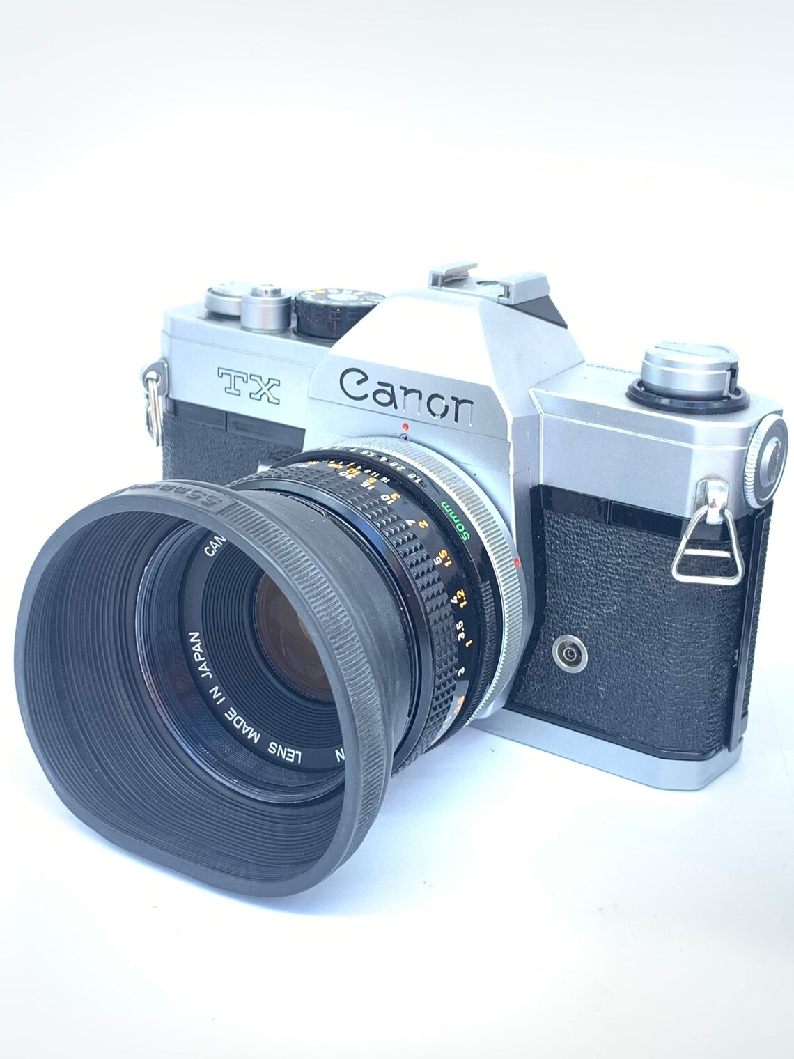 Vintage Canon TX 35mm Film Camera 50mm 1.8 FD SC & 80200mm Etsy