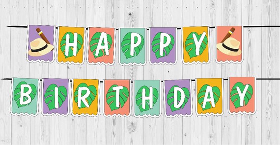 Havana Nights Cuba Party Birthday Banner Decorations Theme Etsy