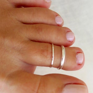 Toe rings set, Silver 925 image 1