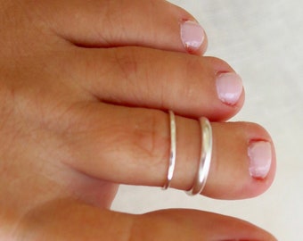 Toe rings set, Silver 925