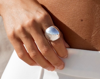 Chunky Silver Ring, Sterling silver 925