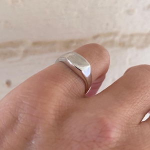 Sterlingzilver 925 Pinky zegelring