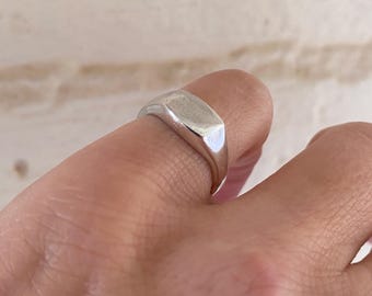 Sterlingzilver 925 Pinky zegelring