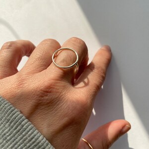 Thin Circle Ring, Sterling silver 925 image 9