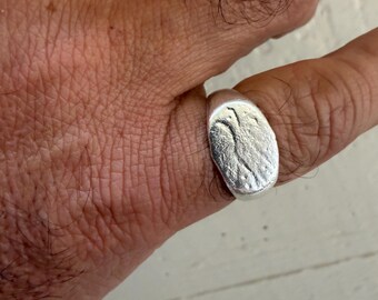Signet ring, Men’s rings, Unisex ring, Sterling Silver 925, Seal ring