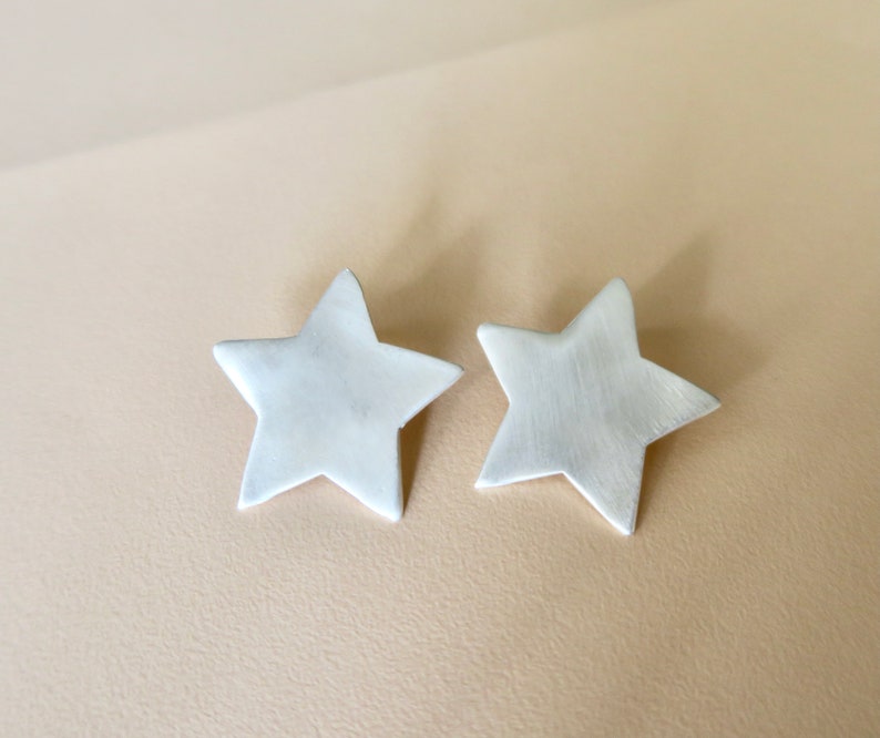 Big Star Earrings, Celestial Jewelry image 7
