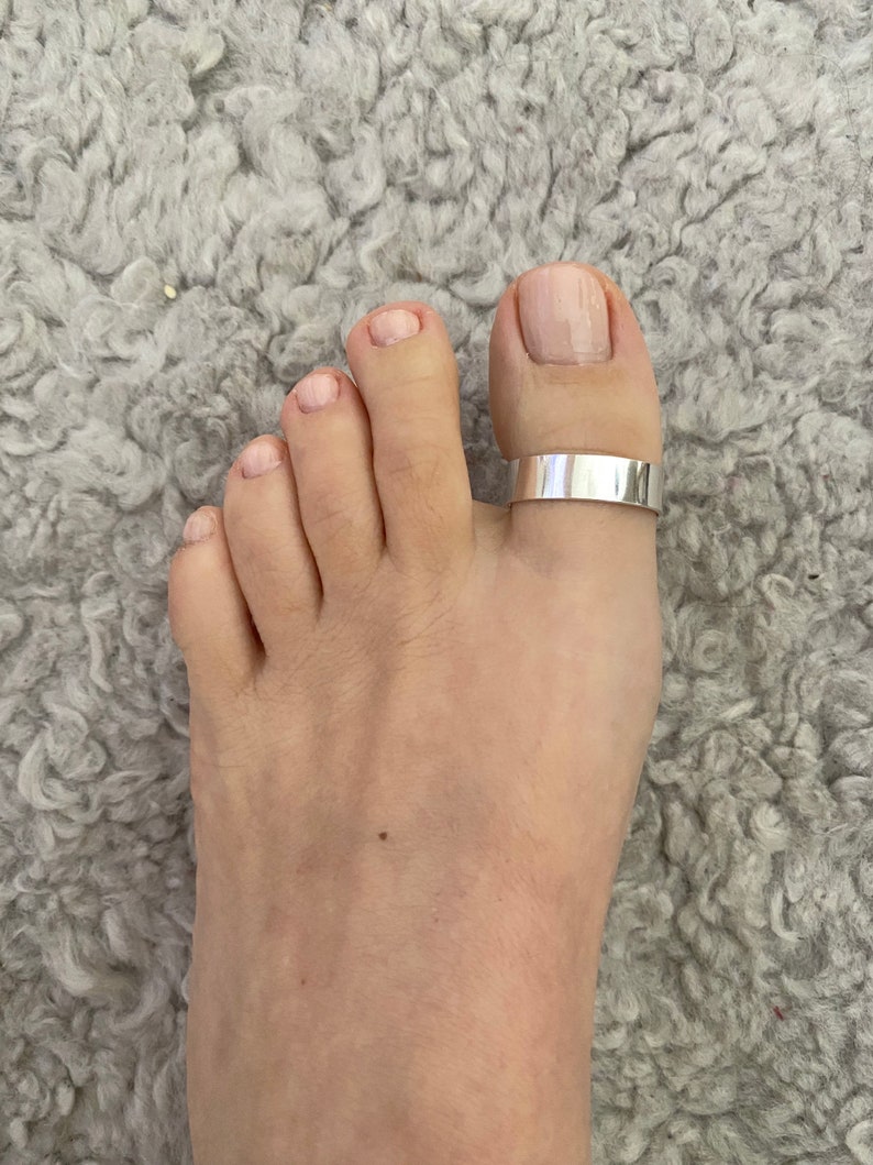 Big Toe ring for Women and Men, Silver 925 image 4