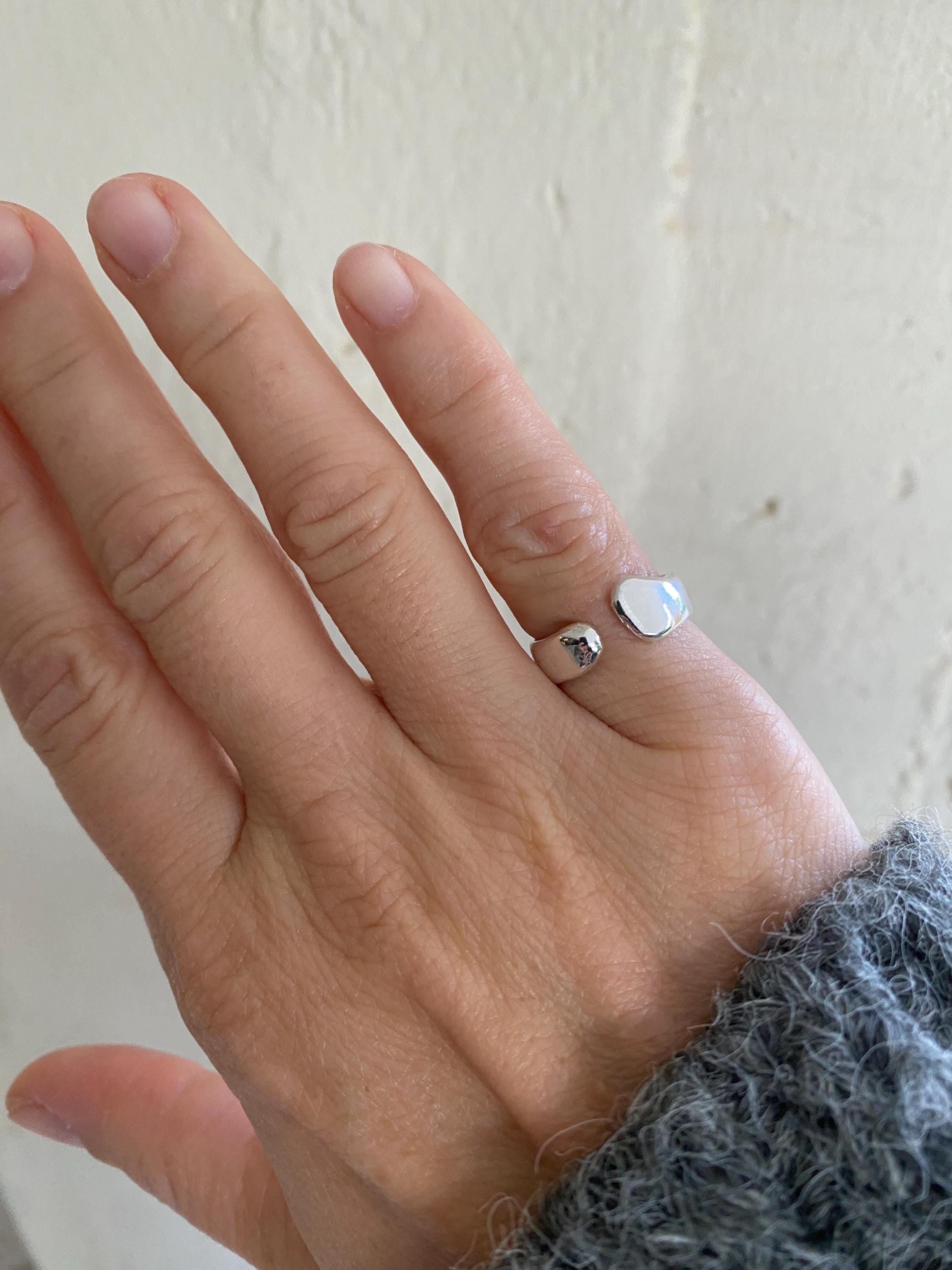 PRY シュウトTWIST Pinky Ring [silver925] 7号 Open Pinky Ring, One Size, Sterling Silver 925 - Etsy