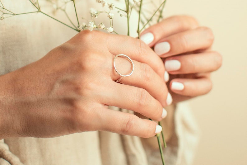 Thin Circle Ring, Sterling silver 925 image 3