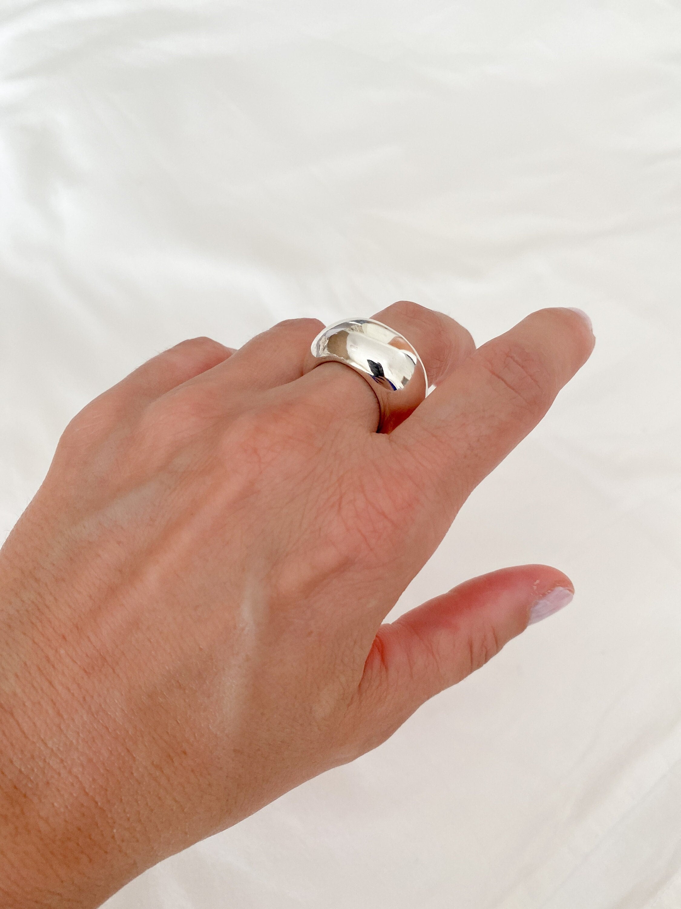 【bighugclub】DAD ring 18K Gold Plated Hip Hop Money Sign Ring 3 With CZ Zirconia
