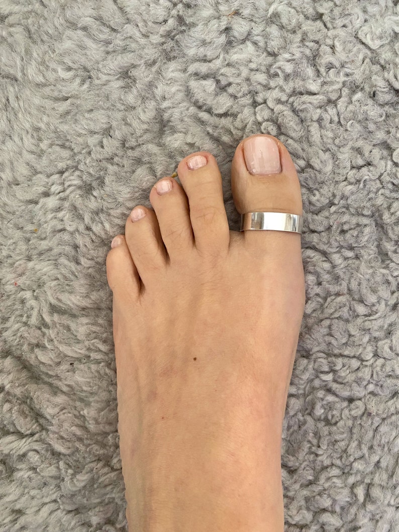 Big Toe ring for Women and Men, Silver 925 image 3