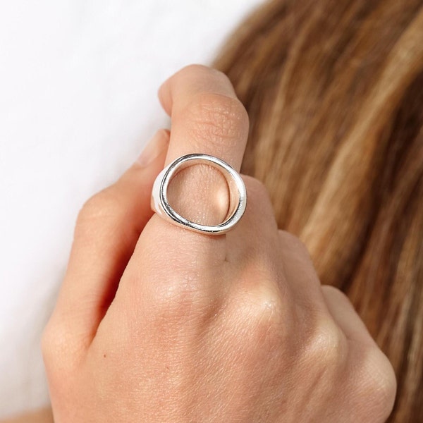 Circle Ring, Sterling silver 925