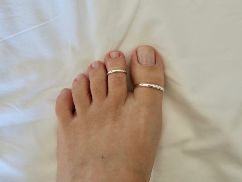 Toe Rings Set, Sterling Silver 925 image 5