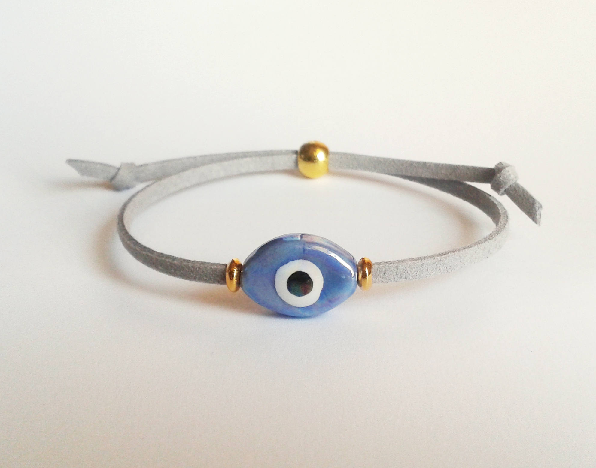Evil Eye Bracelet Blue Evil Eye Greek Evil Eye Ceramic Evil Etsy