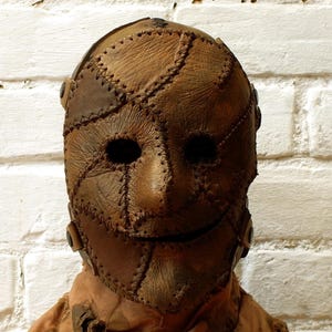 Handmade Leather Mask, Skin mask, &quot;Janus&quot;