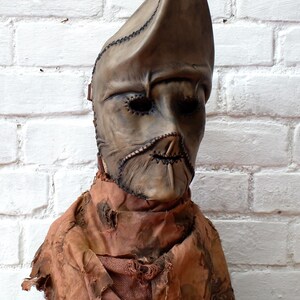 Handmade Leather Mask, Skin Mask, 