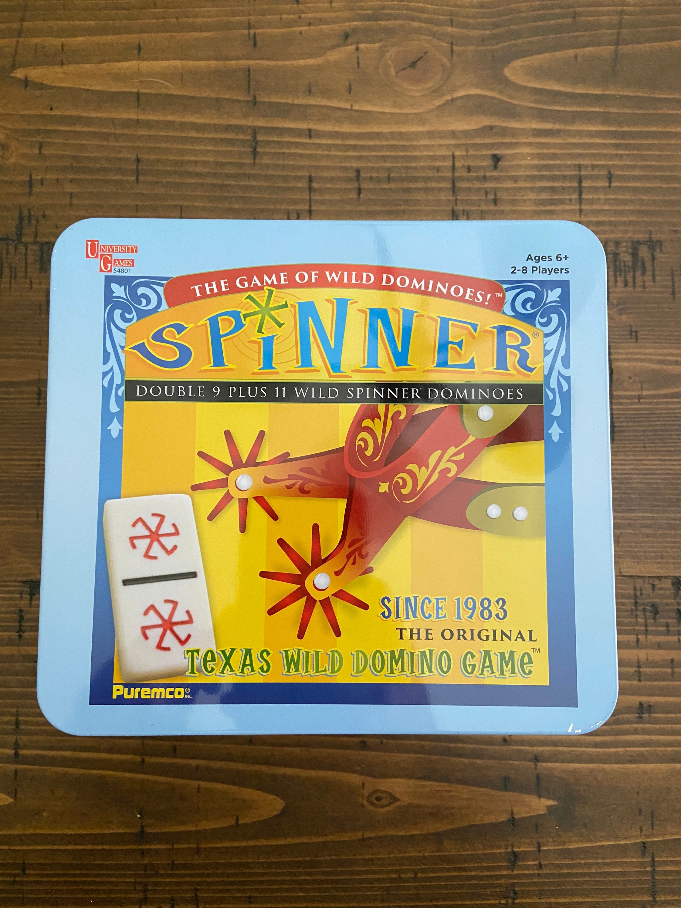 Spinner Domino Game Set Etsy