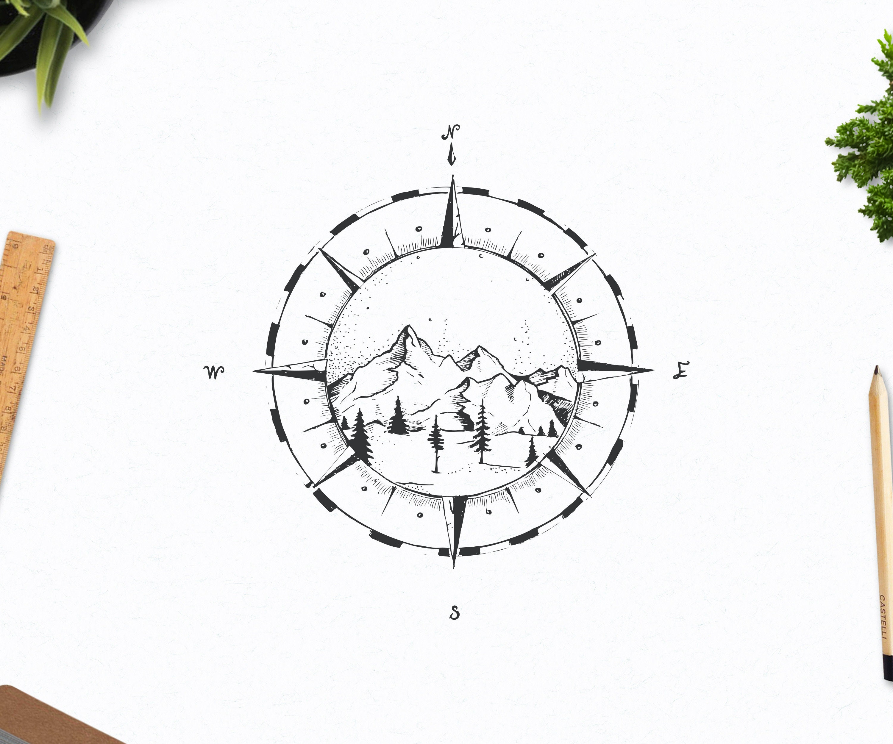 Custom Hand Drawn Pen and Ink Illustration - Custom Illustration - Etsy