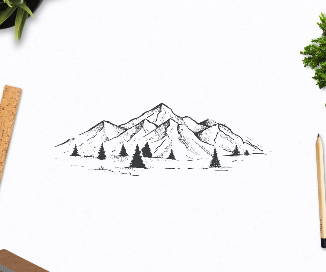 Custom Hand Drawn Pen and Ink Illustration - Custom Illustration - Etsy