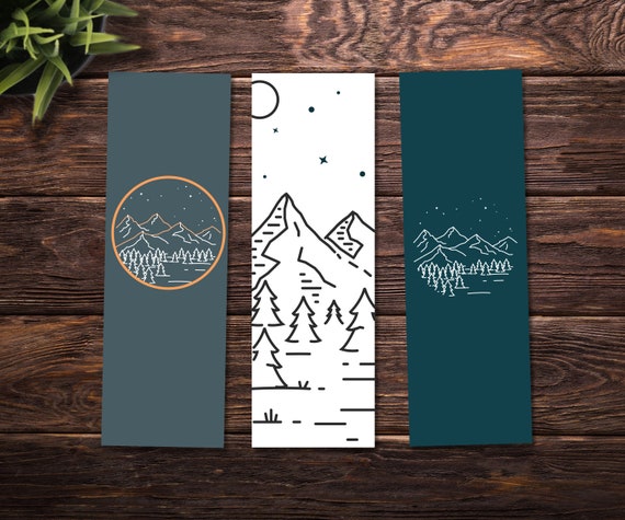15 printable aesthetic bookmarks cute boho digital instant etsy - pin