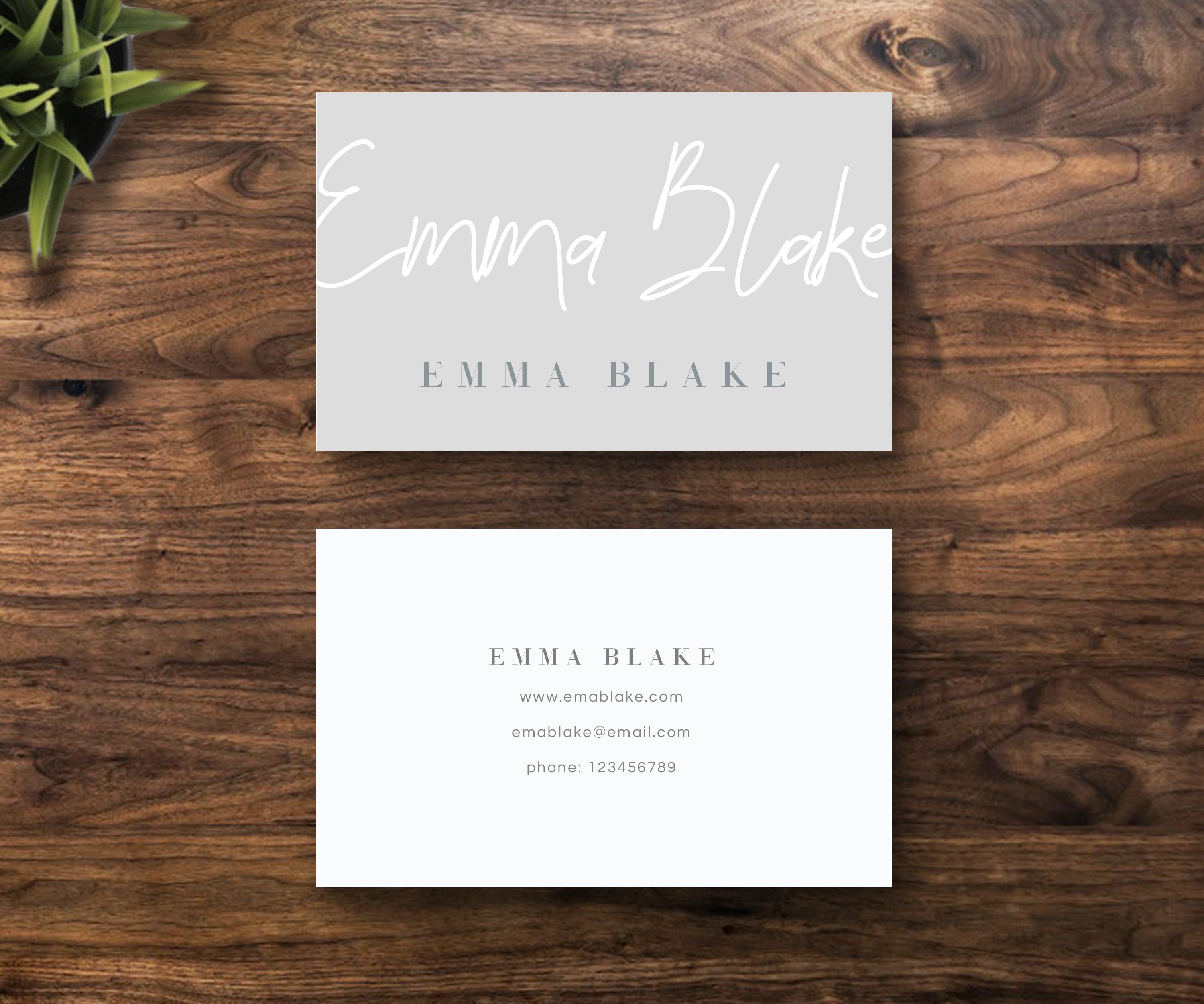 Minimalist Elegance Business Card
