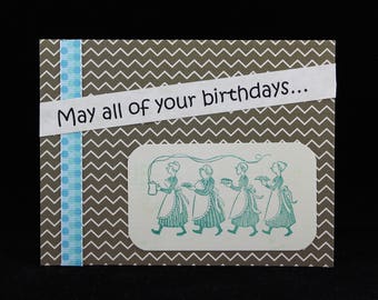 Chocolate Lovers Birthday Card, Handmade Birthday Card by MeMeCards