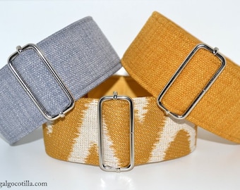 NEW!! Martingale collar, Galgos Greyhound Dog, Adjustable Anti-escape, Monocolor, Mustard Yellow, Light Grey, Mustard Raw