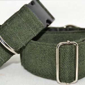 Martingale collar, Galgos Greyhound Dog, Antiescape, Polyester PFC Free, Pink, Brown, Green, Mustard, Beige, Black, Bordeaux, Peacock