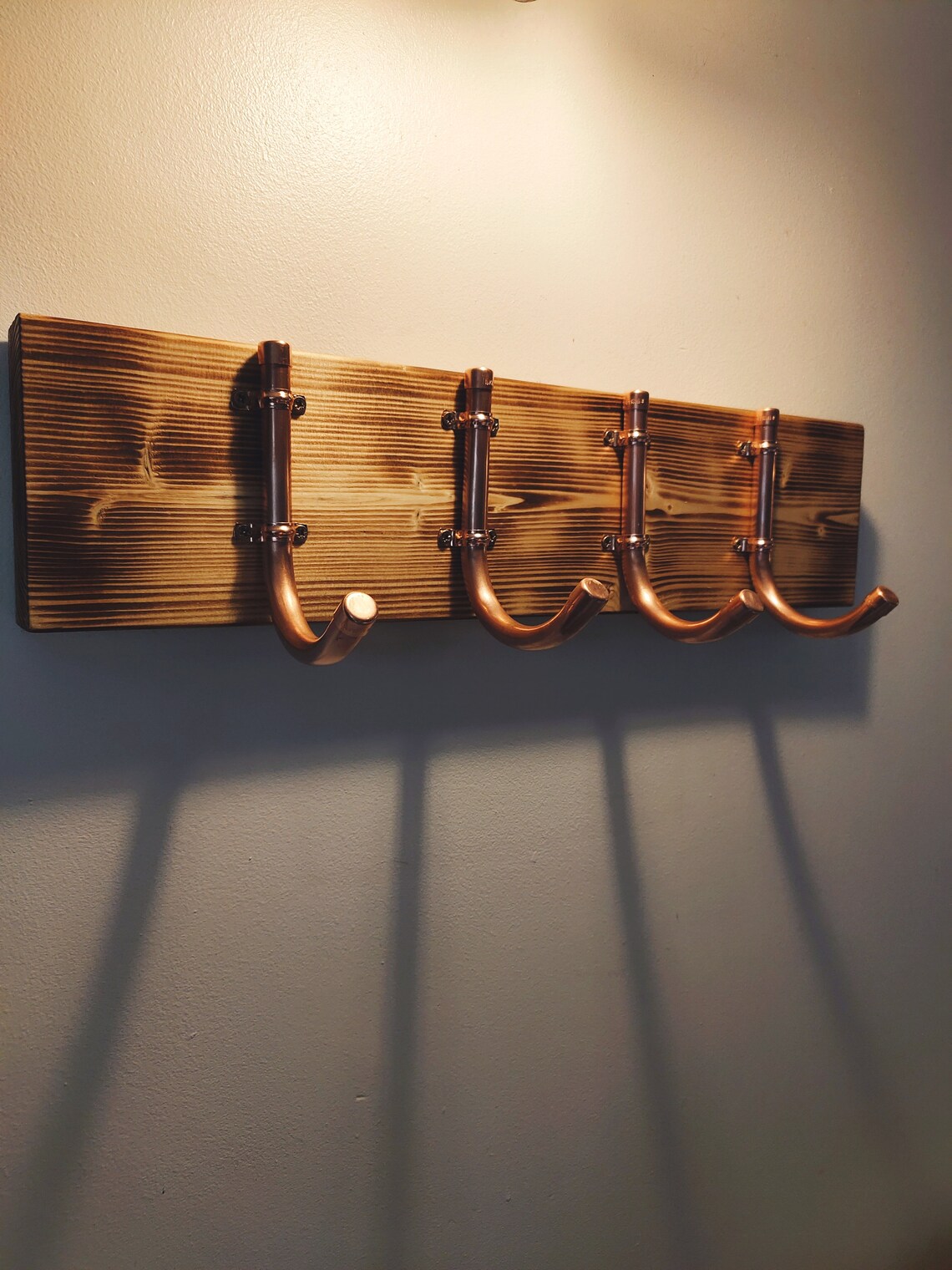 Copper Copper Pipe Copper Pipe Coat Hook Etsy