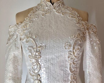 demetrios vintage wedding dress