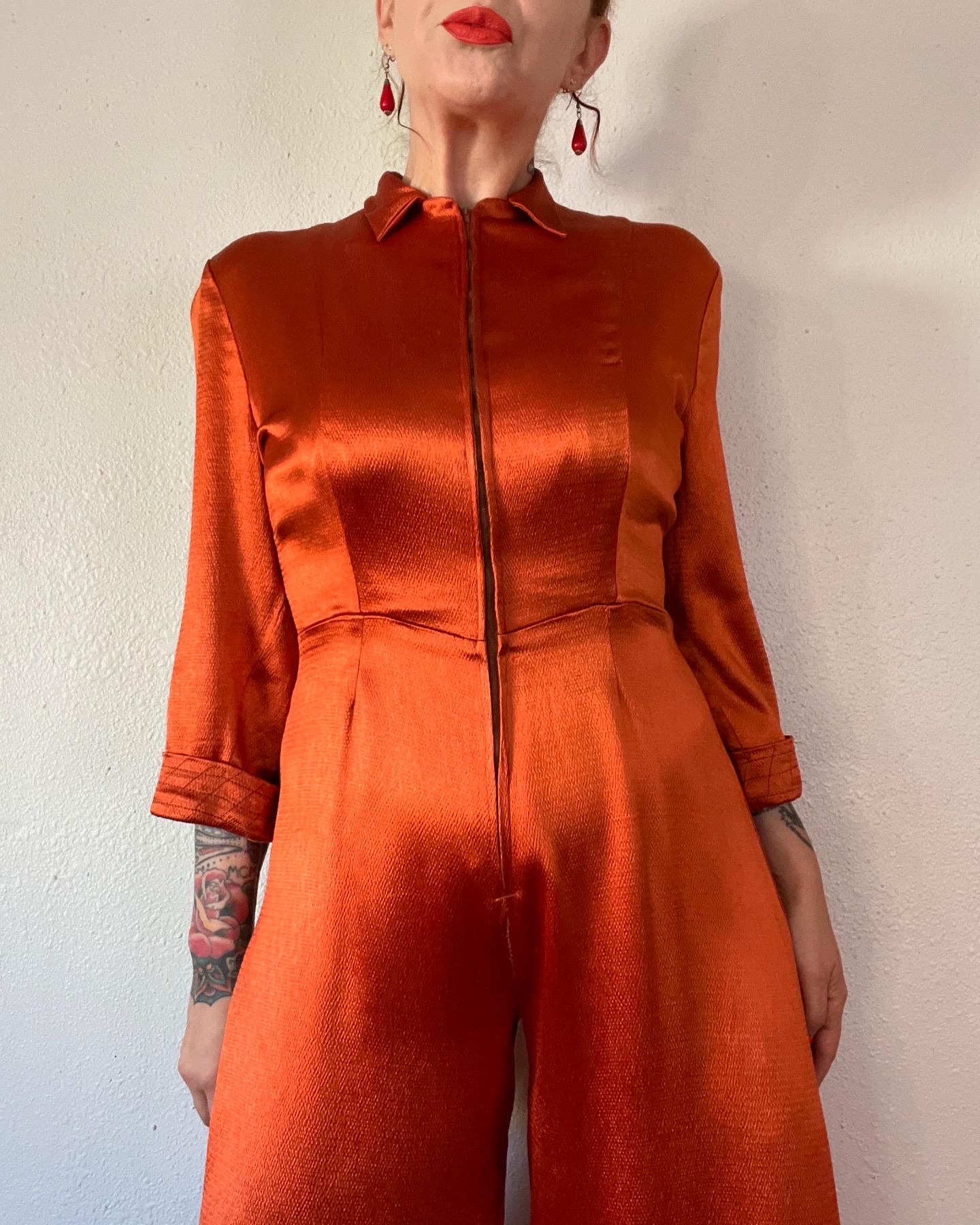 Rare Vintage Late 1930's/early 1940's Rich & Bright Rust