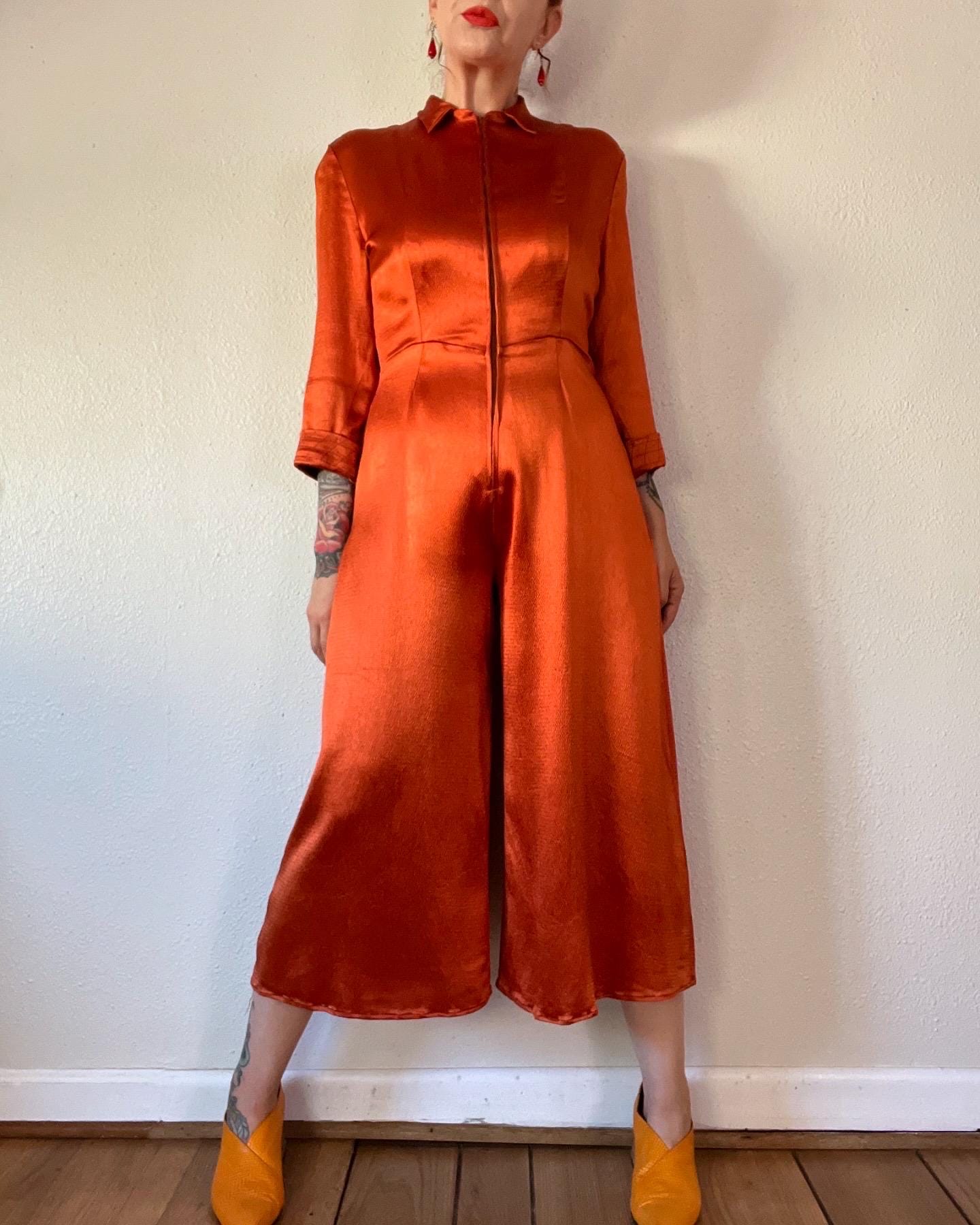 Rare Vintage Late 1930's/early 1940's Rich & Bright Rust